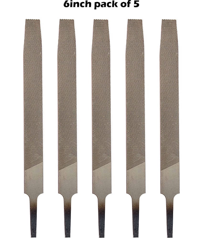 Flat Engineer's File Tool 6Inch (125mm) (Pack Of 5) File Flat
