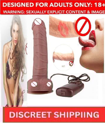 10 Inch Vibrating Premium Dildo With Remote and Suction Cup For Women - Premium Sex Toy- Sex Tantra