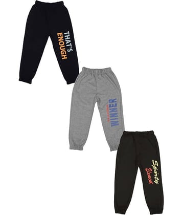 Cremlin Clothing Pack of 1 Boys Cotton Blend Trackpant ( Multi )