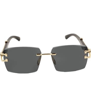 Bayberry Black Oversized Sunglasses ( Pack of 1 )