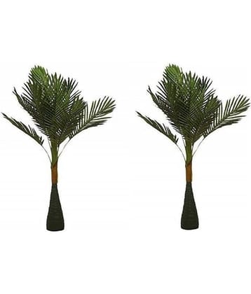 Green plant indoor - Green Palm Artificial Tree ( Pack of 2 )