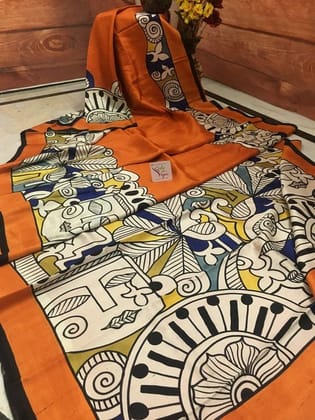 AWESOME LINEN COTTON PRINTED SAREE -1677