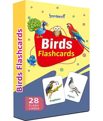 Birds Flash Cards for Kids Early Learning | Easy & Fun Way of Learning 1 Year to 6 Years Babies