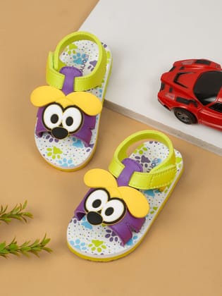 Premium Puppy Artistic Sandals - Lime Green (Unisex)