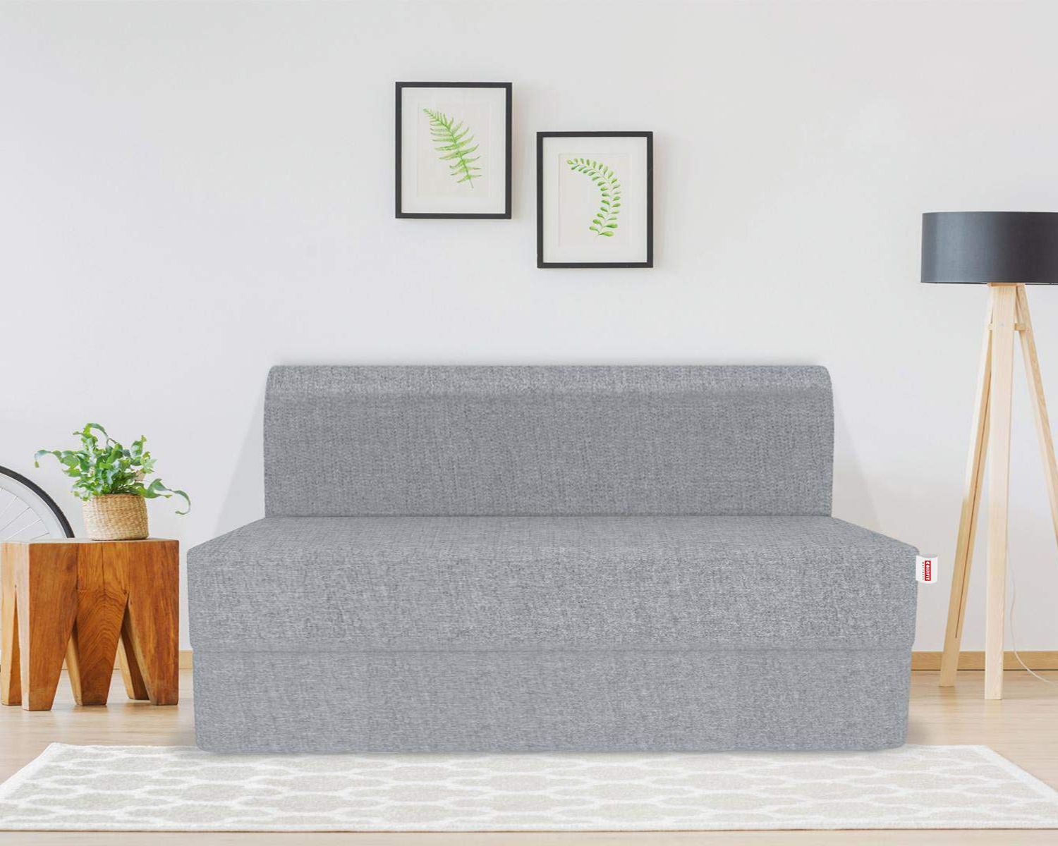 SLEEP SPA 3 Seater Double Foam Fold Out Sofa Cum Bed | Delivery Condition - DIY | 6x6 Feet
