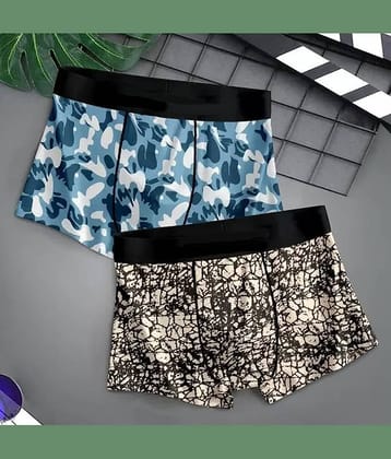 Cavenders Pack of 2 Nylon Trunks For Men's ( Multicolor )