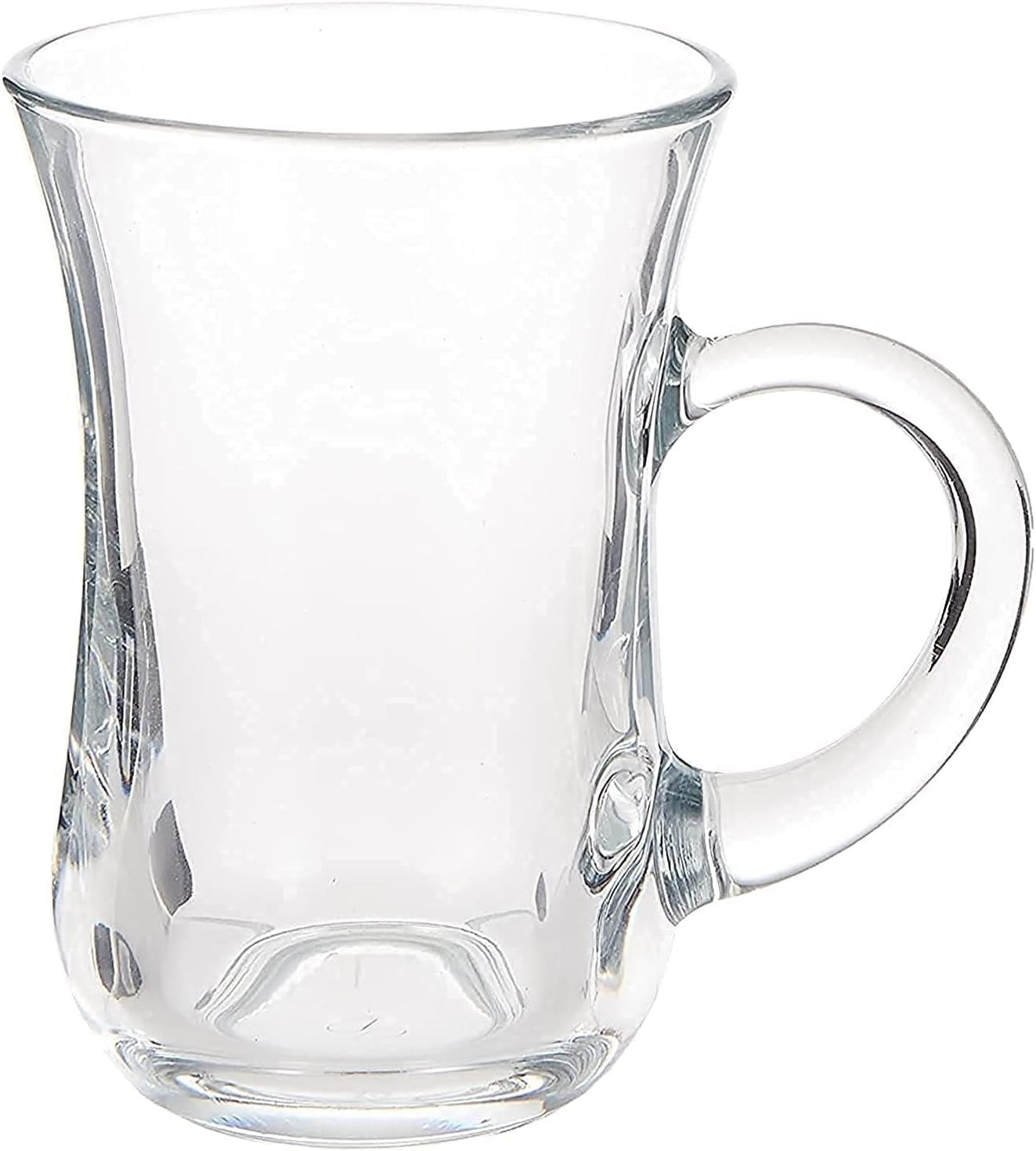  V4 Kitchen Partner Turkish Cup, Unbreakable Drinkware, Premium Polycarbonate - 90ml (Set of 6 Pieces)