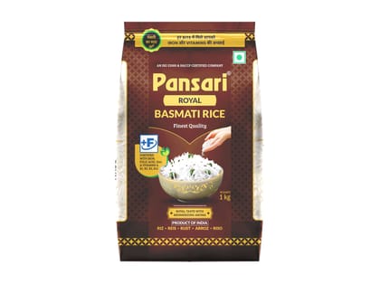 Pansari Royal Basmati Rice - 1 Kilogram