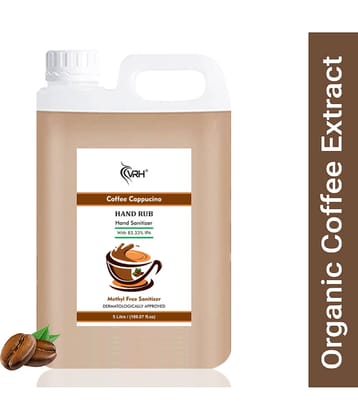 VRH Coffee Fragrance 5 Litre Hand Rub Sanitizers 5000 mL Pack of 1
