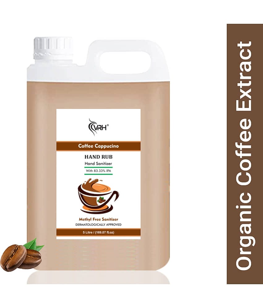 VRH Coffee Fragrance 5 Litre Hand Rub Sanitizers 5000 mL Pack of 1