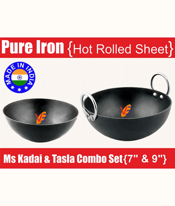 Veer Combo TaslaKadai 7&9 2 Piece Cookware Set
