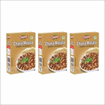 Chaman Chana Chole Masala, 50 gm - Pack of 3