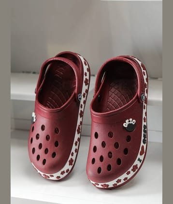 Abros Maroon Clogs