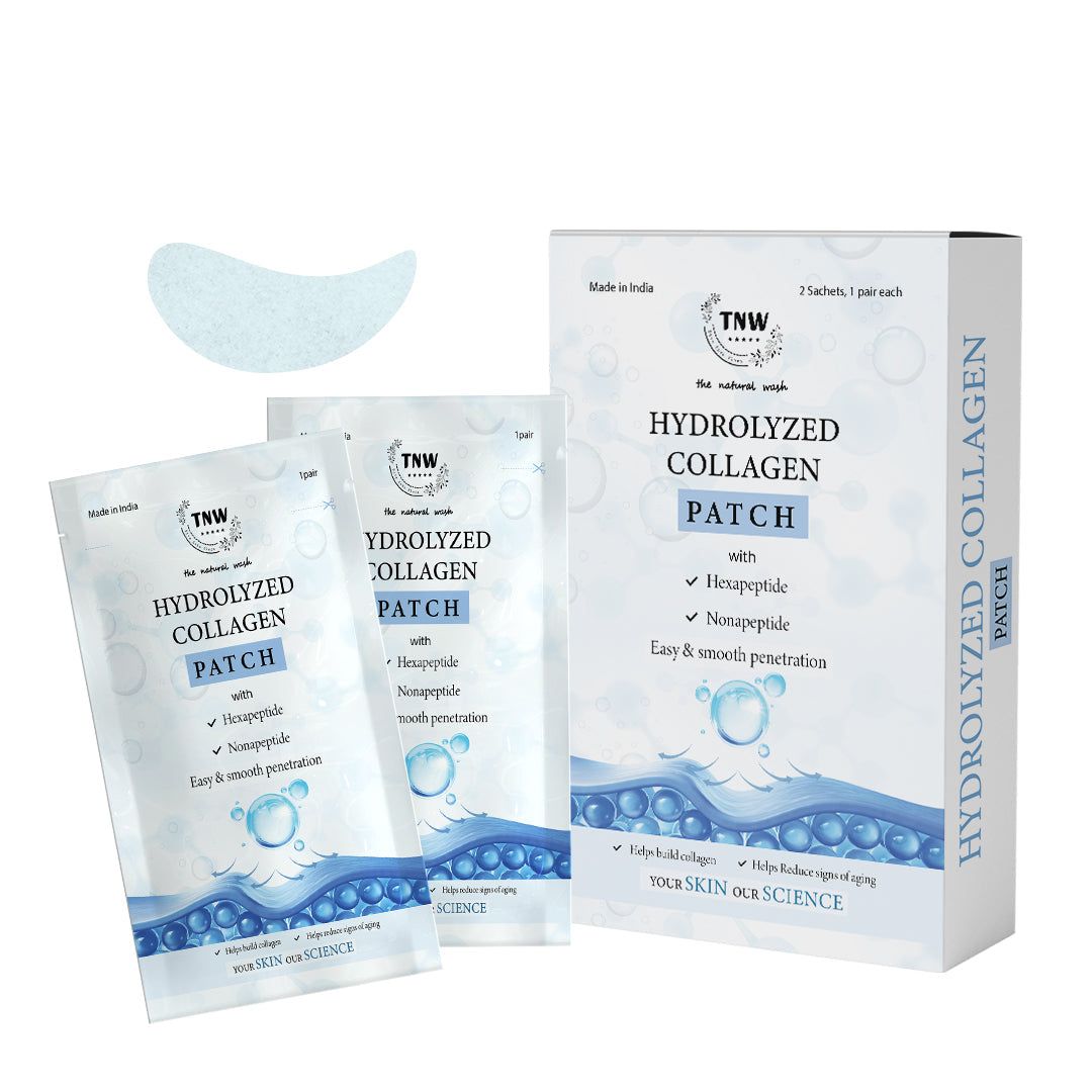 Hydrolyzed Collagen Patch for Firm & Fresh skin | 2 Sachet, 1 Pair Each .-Pack of 1