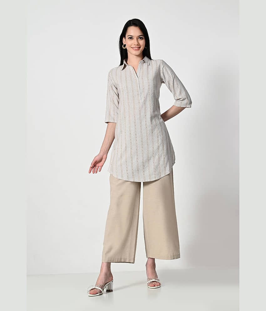 Cotton Blend Short Kurti For Women (Pack of 1)