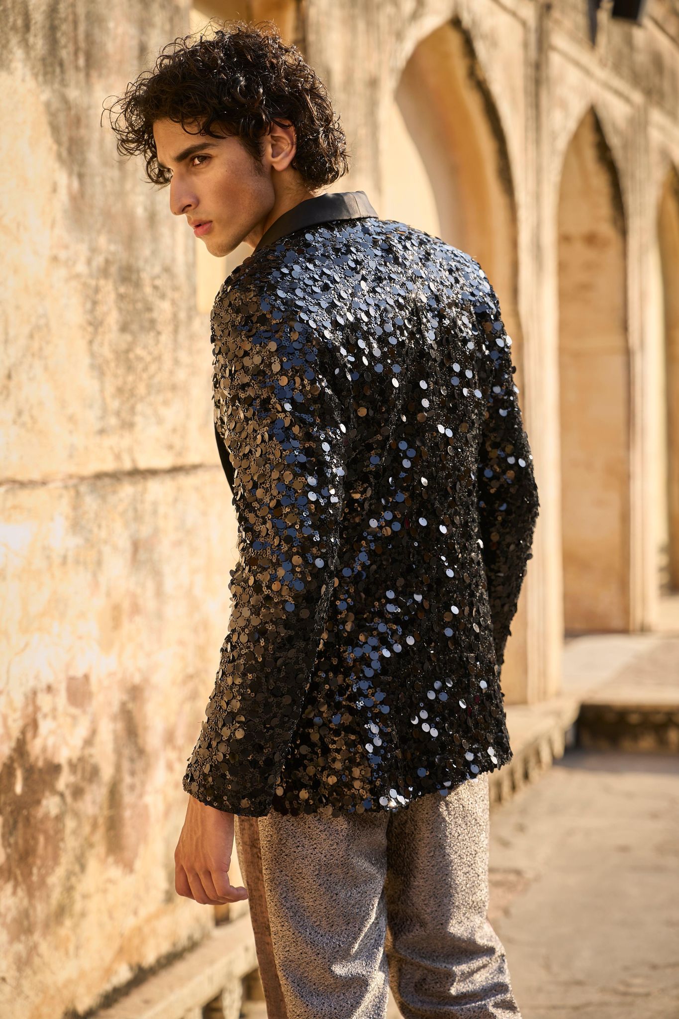 PAILLETTE TUX-XS / Black