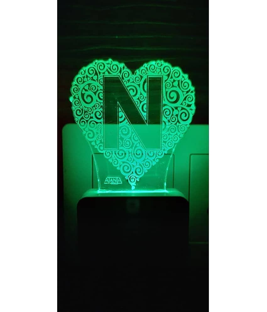 SUPER AJANTA - Multicolor Night Lamp ( Pack of 1 )