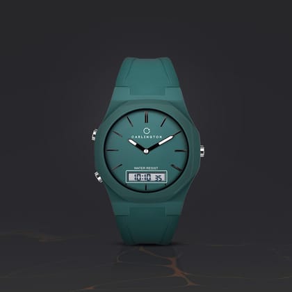 Carlington Endurance Series Analog-Digital Sports Watches For Men And Boys - CT_9145 Teal