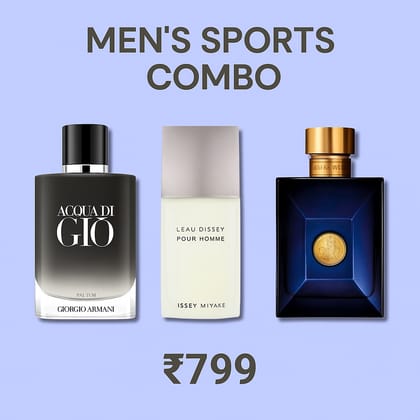 Men's Sport's Combo 3 X 30ml-30ml Perfume Spray x 3