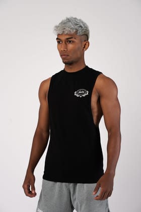 Ornamental Muscle Tee [BLACK]-M