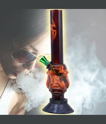 JMALL Multicolor 20 cm Acrylic Bong - Pack of 1