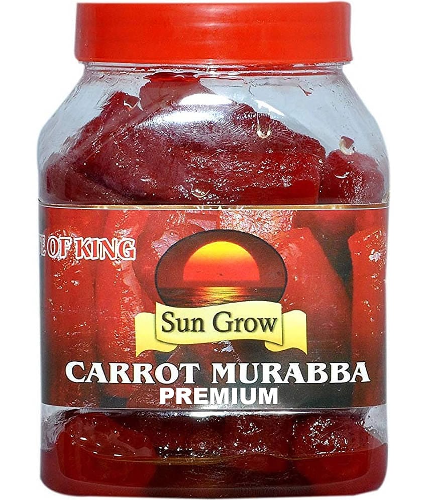 Sun Grow Home Made, Premium Organic Carrot Murabba, Palm Good for Blood Circulation Pickle 1 kg