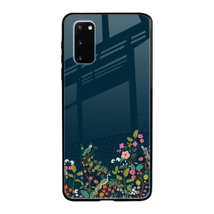Small Garden Glass Case For Samsung Galaxy S20
