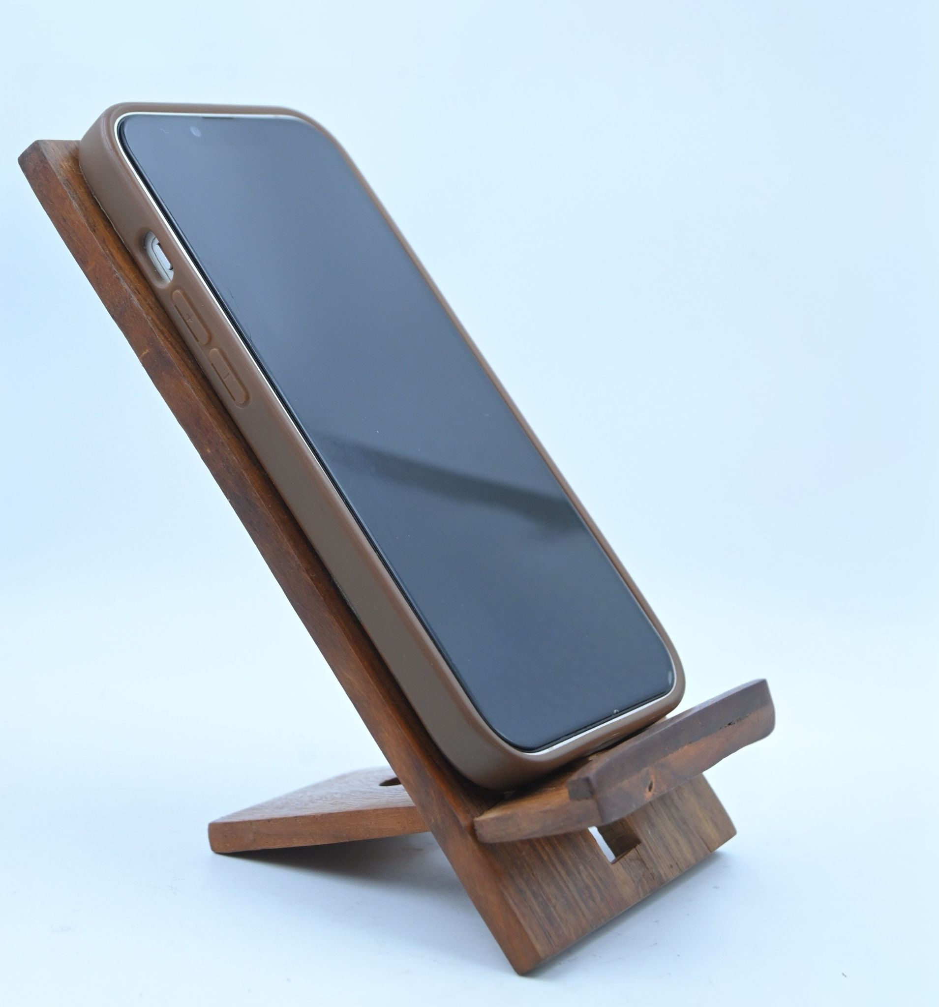 Wooden Adjustable Mobile Stand