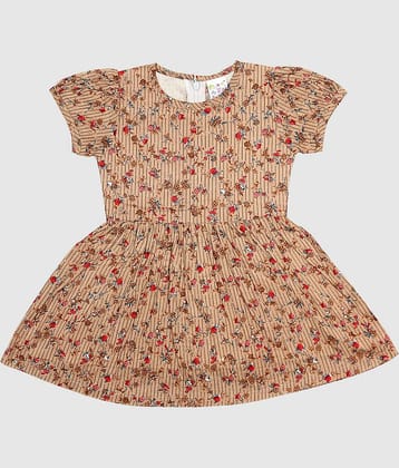 Me N My CLOSET Pack of 1 Baby Girls Cotton Frock ( Multicolor )