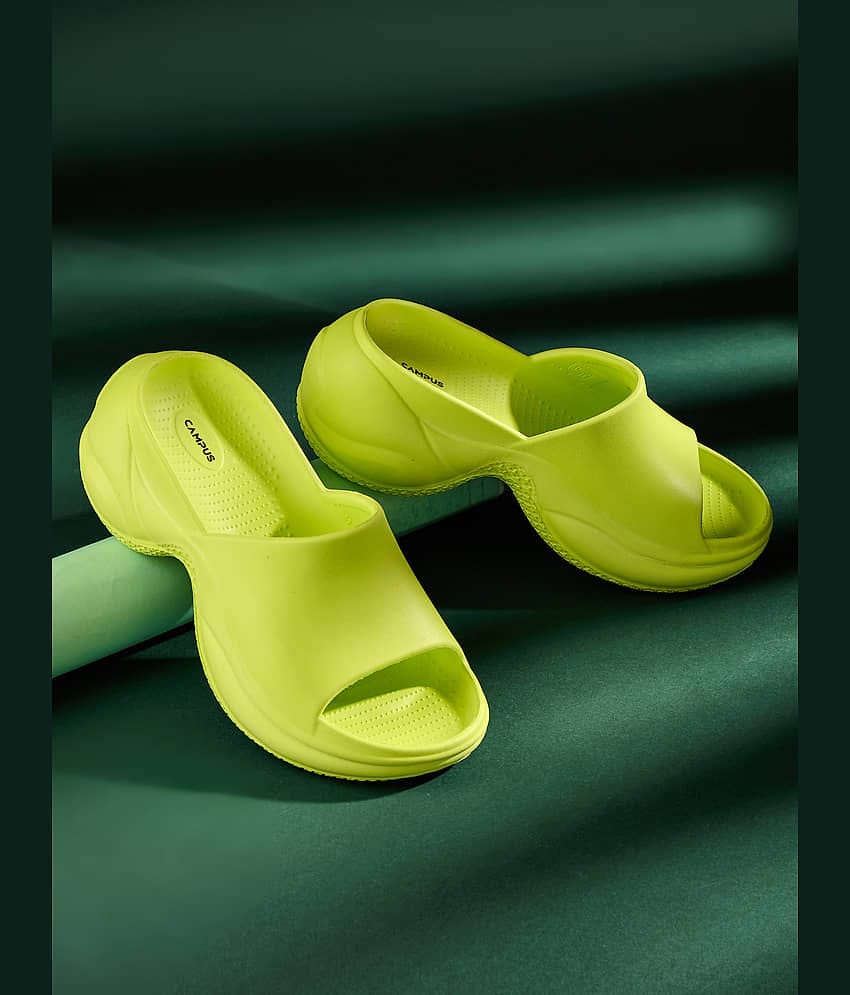 Campus GCW-7008 Green Women's Slide Flip Flop