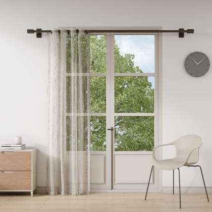 DDECOR - 100% Polyester Door 7 Ft|135 CM X 225 CM| - Beige