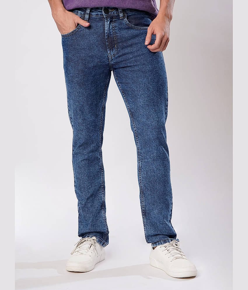 Bene Kleed Slim Fit Washed Men's Jeans - Blue ( Pack of 1 )