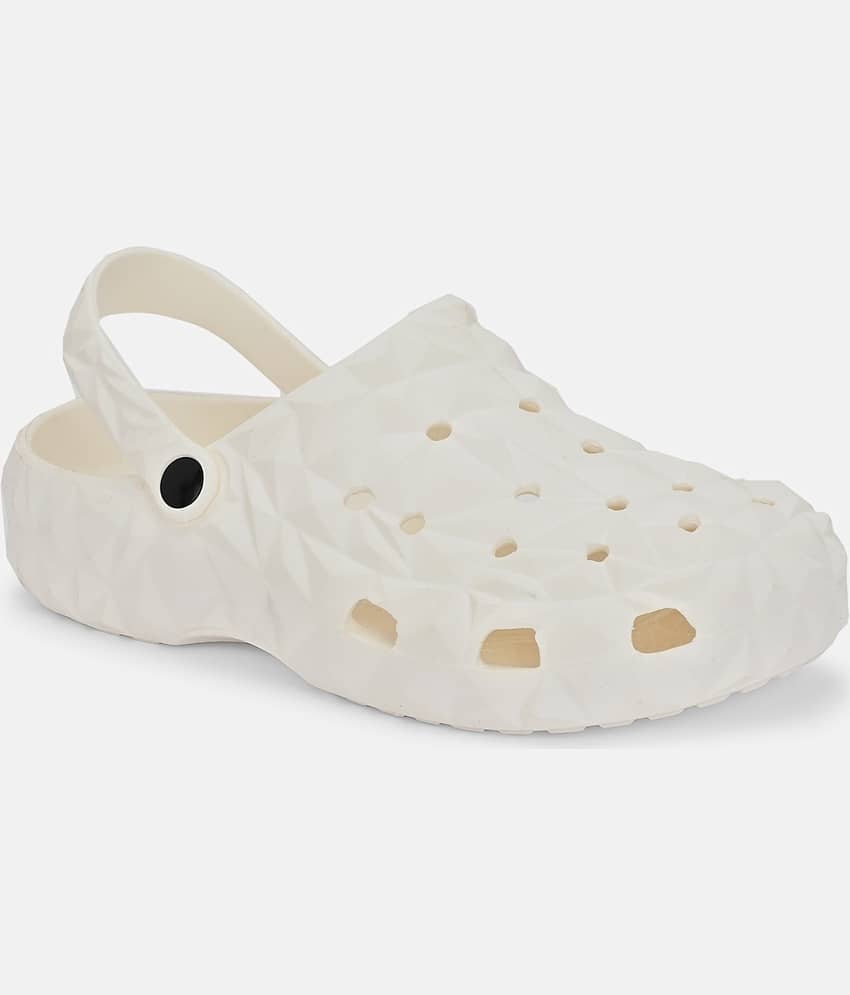 Big Fox - White Men's Clogs