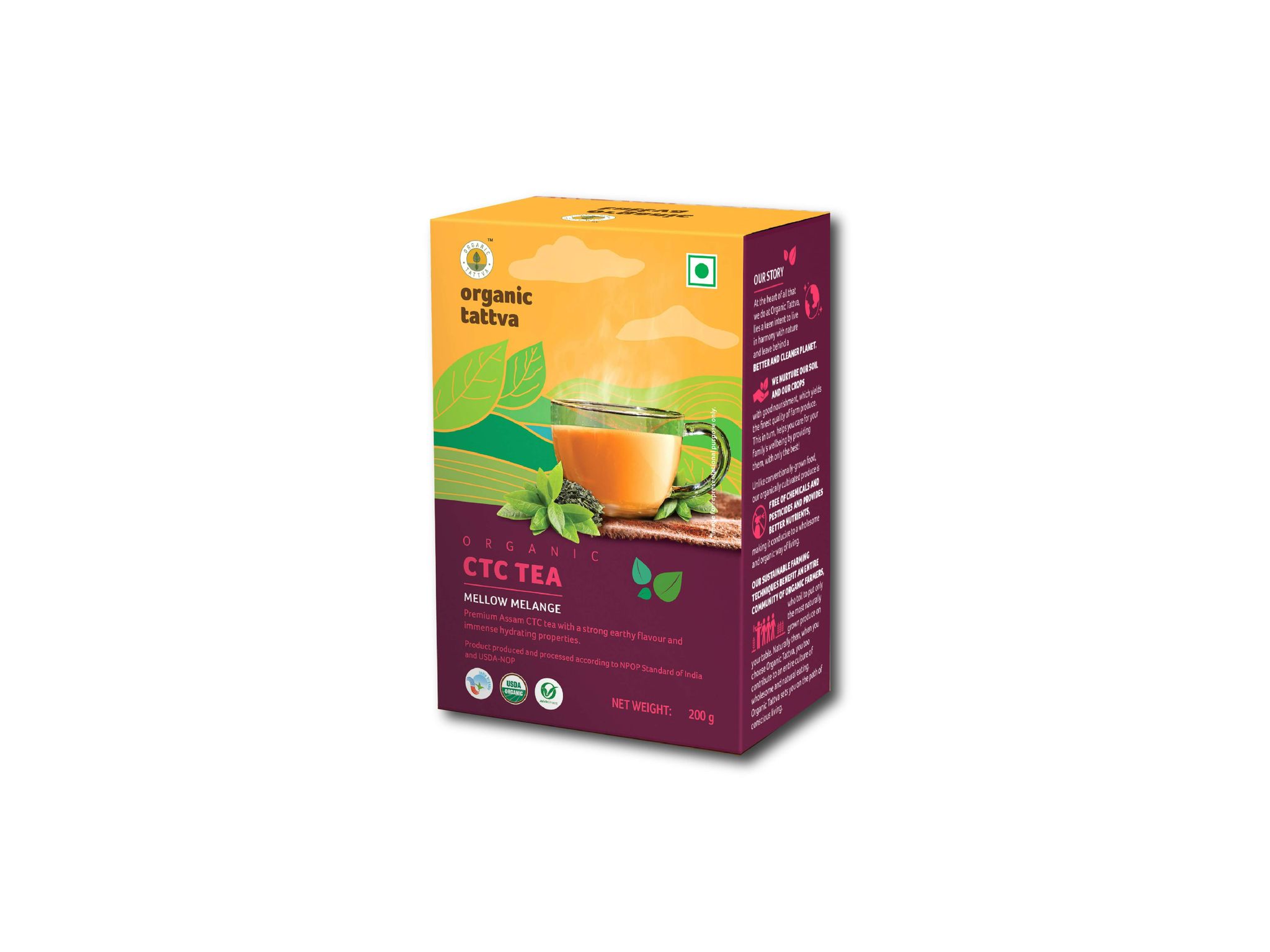 Organic Black CTC Tea 200g