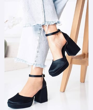 Shoetopia Black Women's Pumps Heels