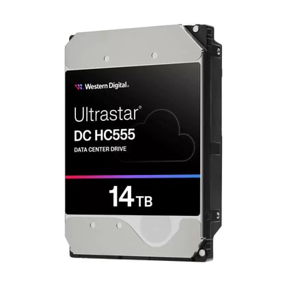 WESTERN DIGITAL Ultrastar DC HC555 14TB SATA 6Gb/s 512e SE Enterprise HDD (WUH722014CLE6L4)