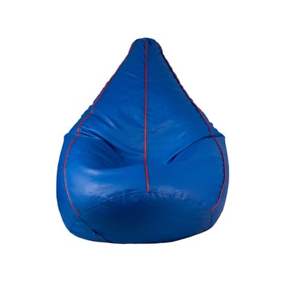 Craftlayout Strip Bean Bag Cover Blue Red XXL