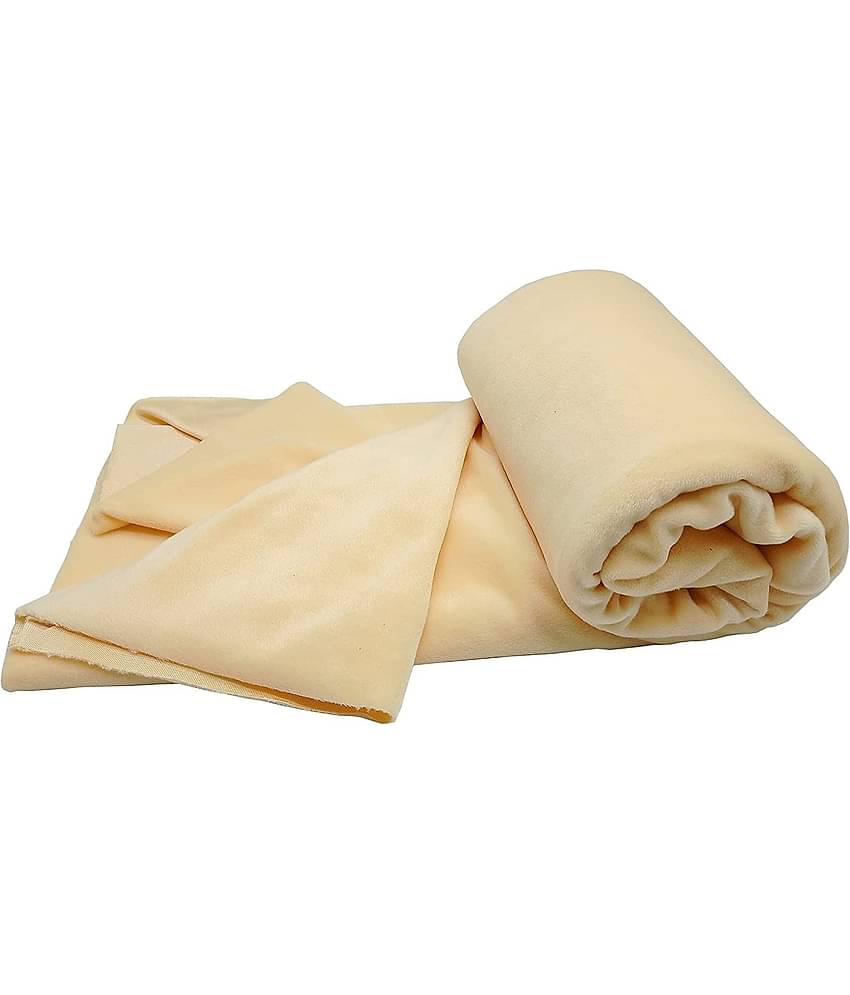 PRANSUNITA Fabric Super Soft Velvet Finish Polar Fleece Felt Fabric ( Pack of 1 )