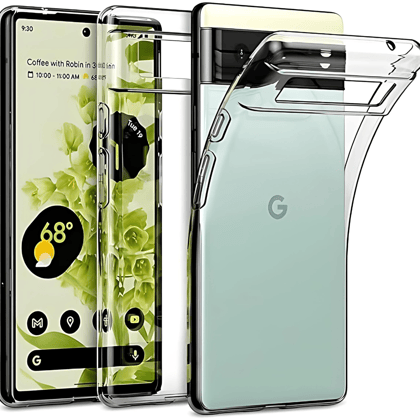 SilicaClear Transparent Silicone Case for Google Pixel 6