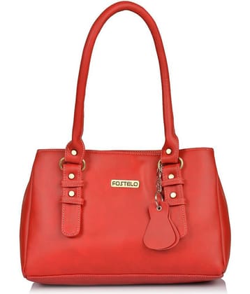 Fostelo - Red  PU Shoulder Bag