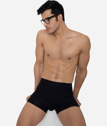 Fuaark Pack of 1 Modal Trunks For Men's ( Black )