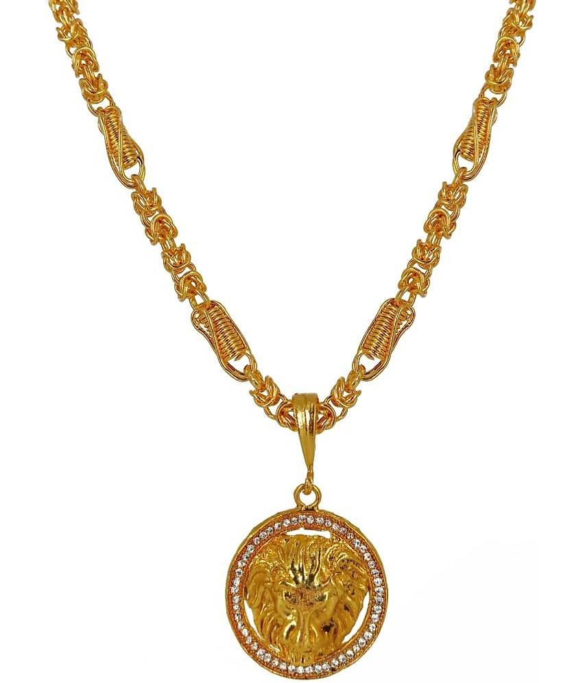 JIPPA - Gold Pendant set ( Pack of 1 )