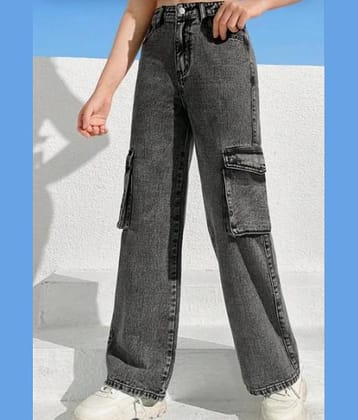 9x denims - Grey Denim Regular Fit Women's Jeans ( Pack of 1 )