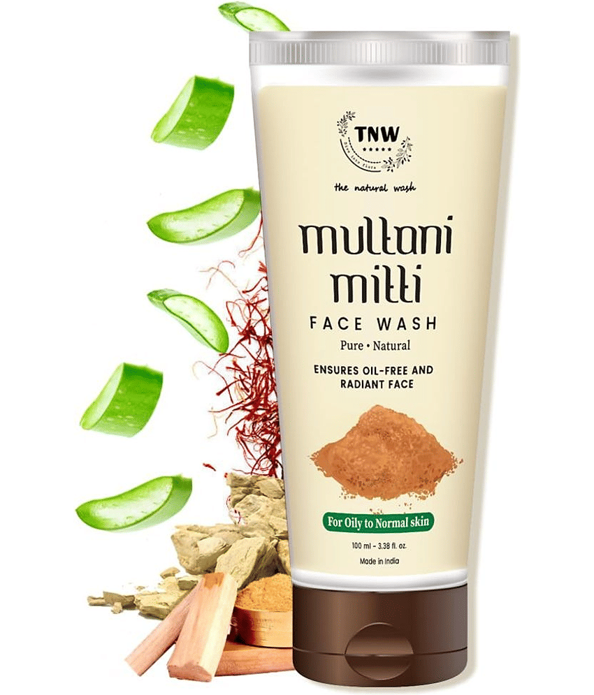 TNW - The Natural Wash Multani Mitti Face Wash, Removes Pigentation & Control Excess Oil, 100Ml