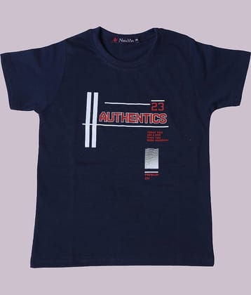 NEUVIN Pack of 1 Boys Cotton T-Shirt ( Orange )