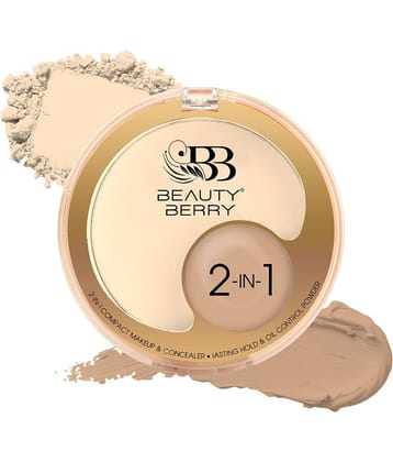 Beauty Berry Oil Control BB Double Powder 2 IN 1 Pressed Powder Light 3 g