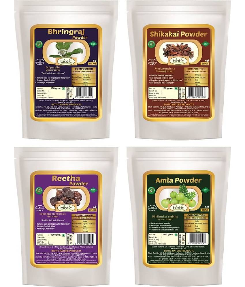 Biotic - Deep Repair Hair Mask For Damaged Hair (Pack of 4)