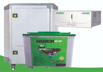 AMARON 880VA Hi Back Up Pure Sine Wave UPS (White)