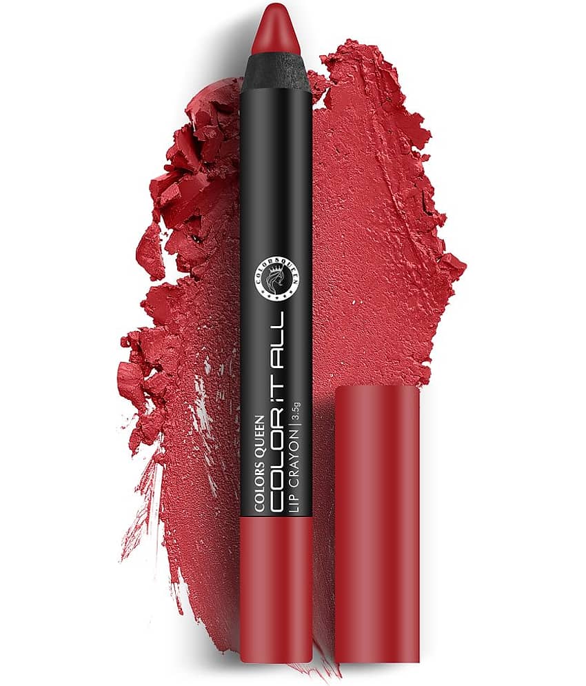 Colors Queen Color It All Non Transfer Matte Lip Crayon 3.5g, Third Date (Shade - 17)