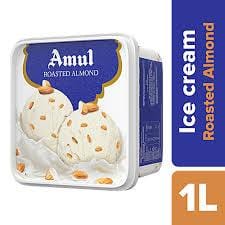 AMUL TUB ROASTED ALMOND 1L